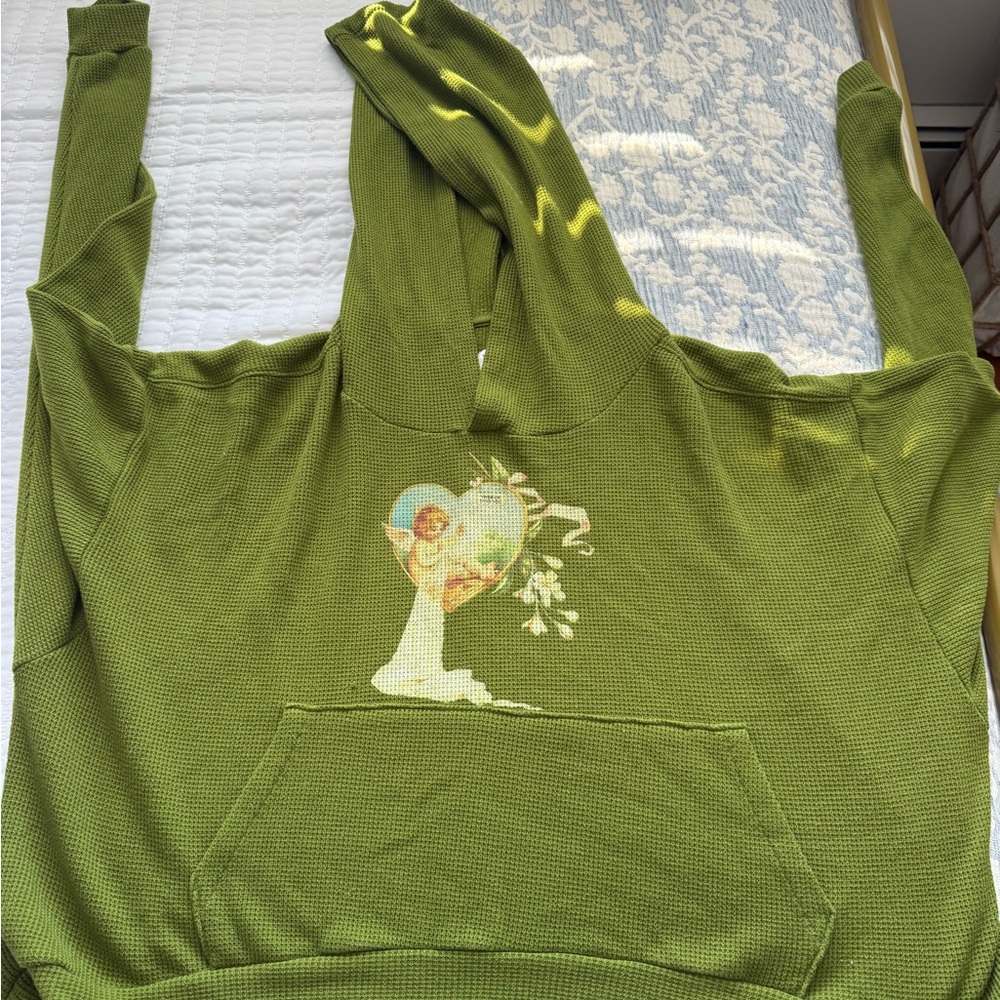 Boys Lie Olive Knit Hoodie